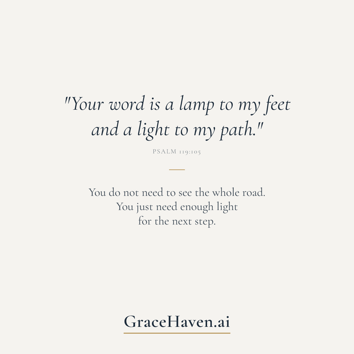 Feature — A Lamp to My Feet — Psalm 119:105
