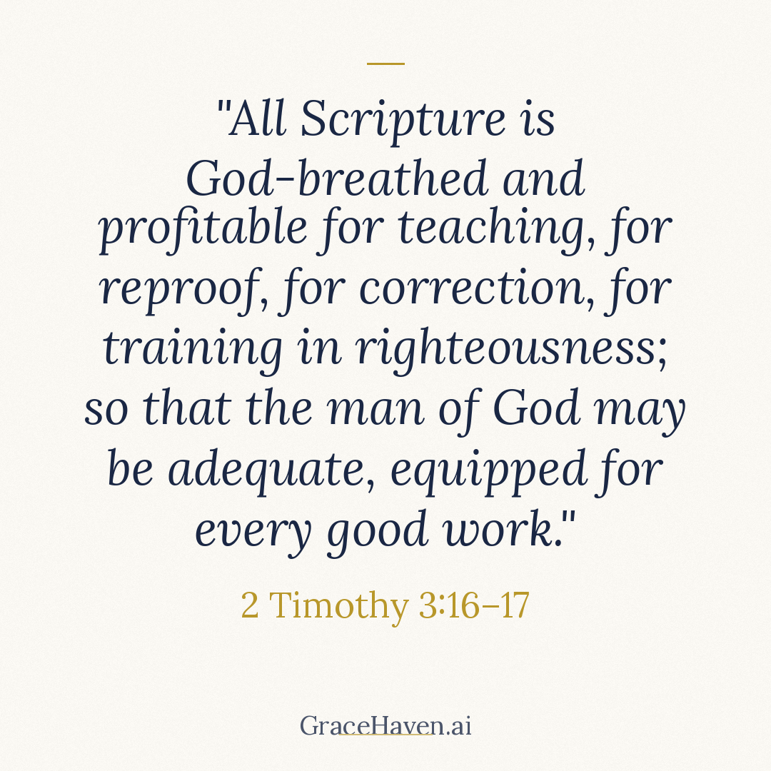 Scripture Card — 2 Timothy 3:16–17