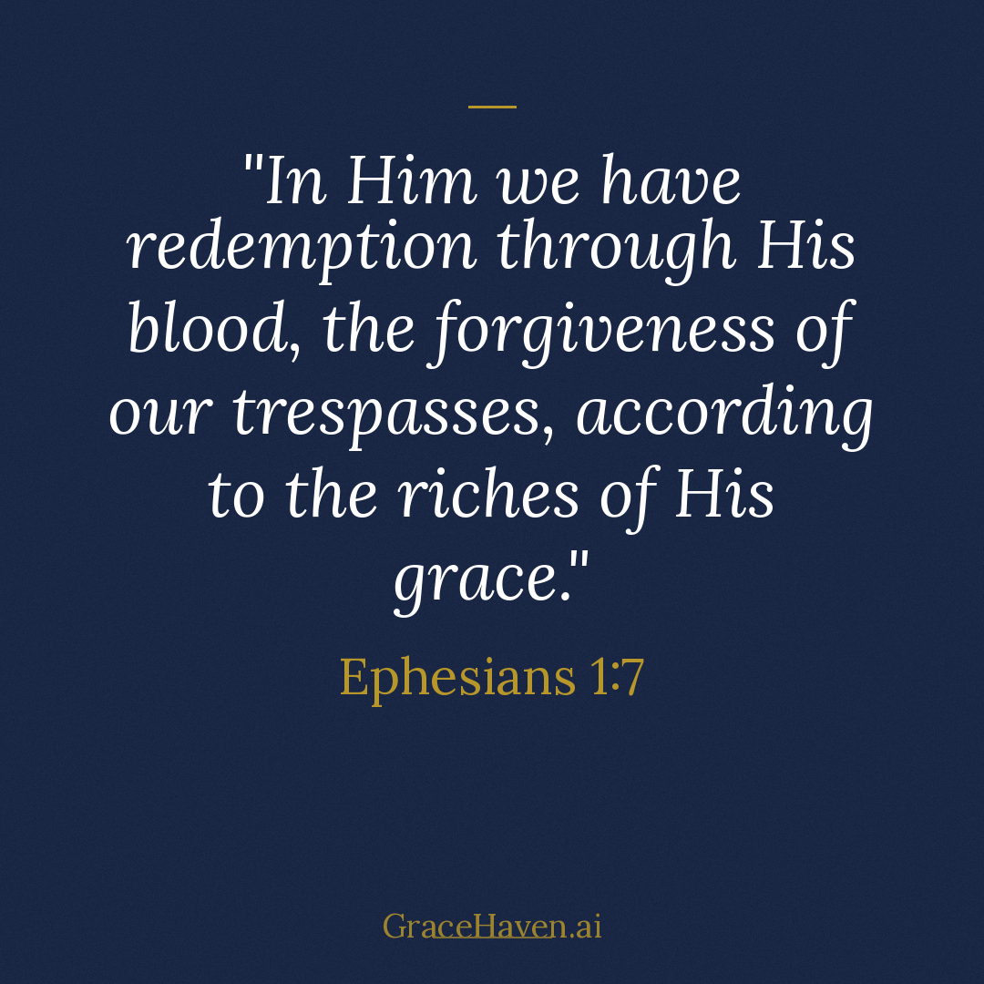 Scripture Card — Ephesians 1:7