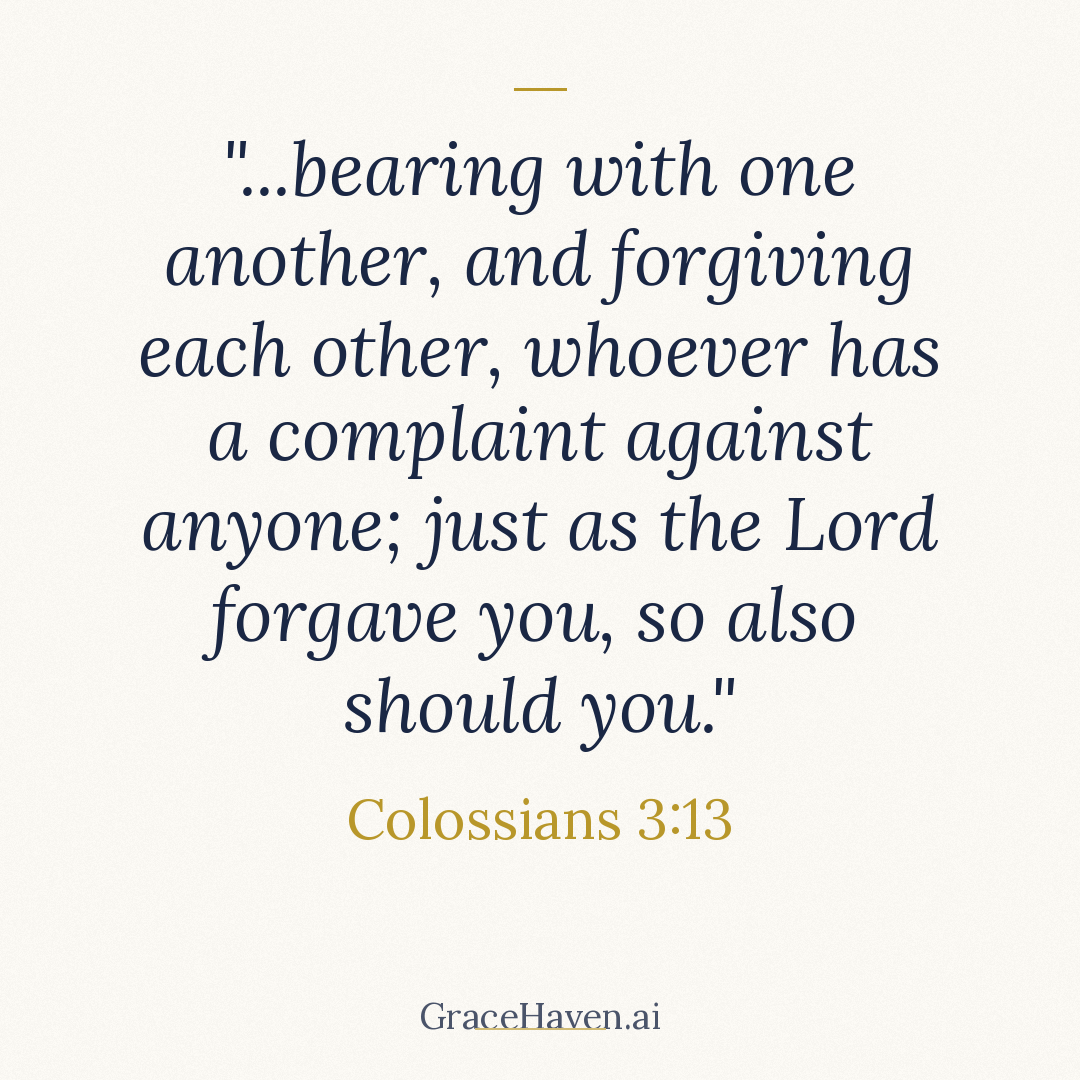 Scripture Card — Colossians 3:13