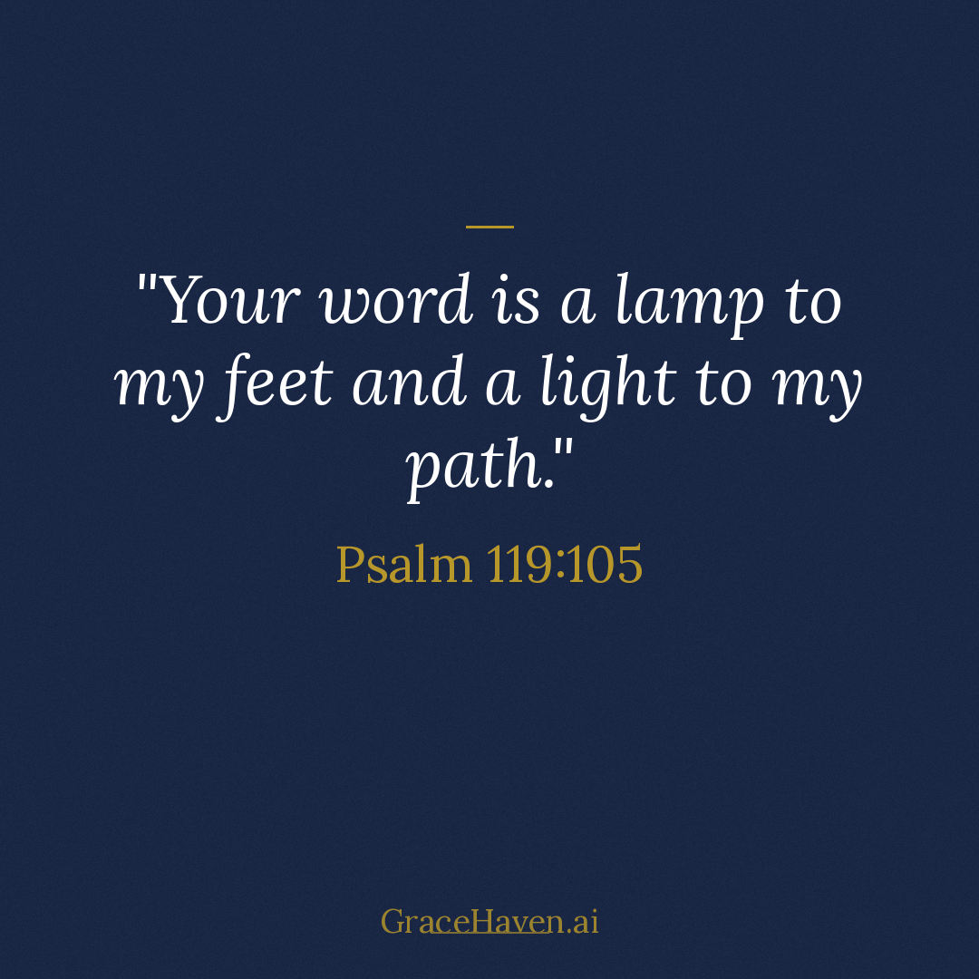 Scripture Card — Psalm 119:105