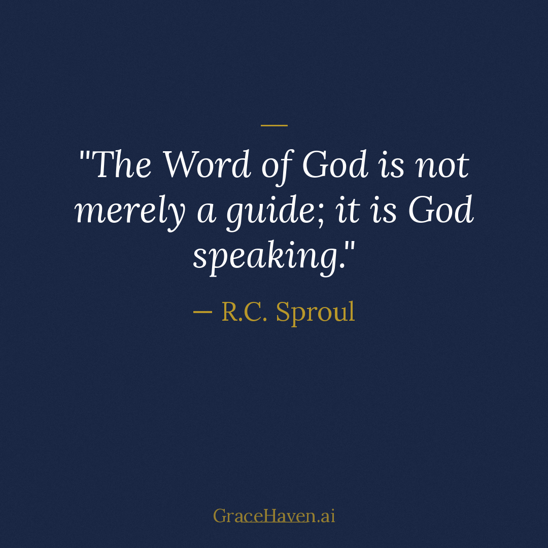 Quote — R.C. Sproul on the Word