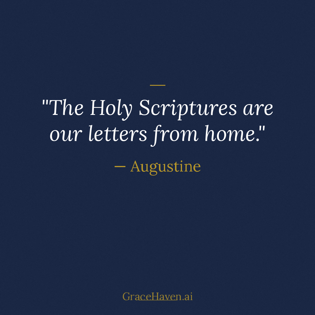 Quote — Augustine on Scripture