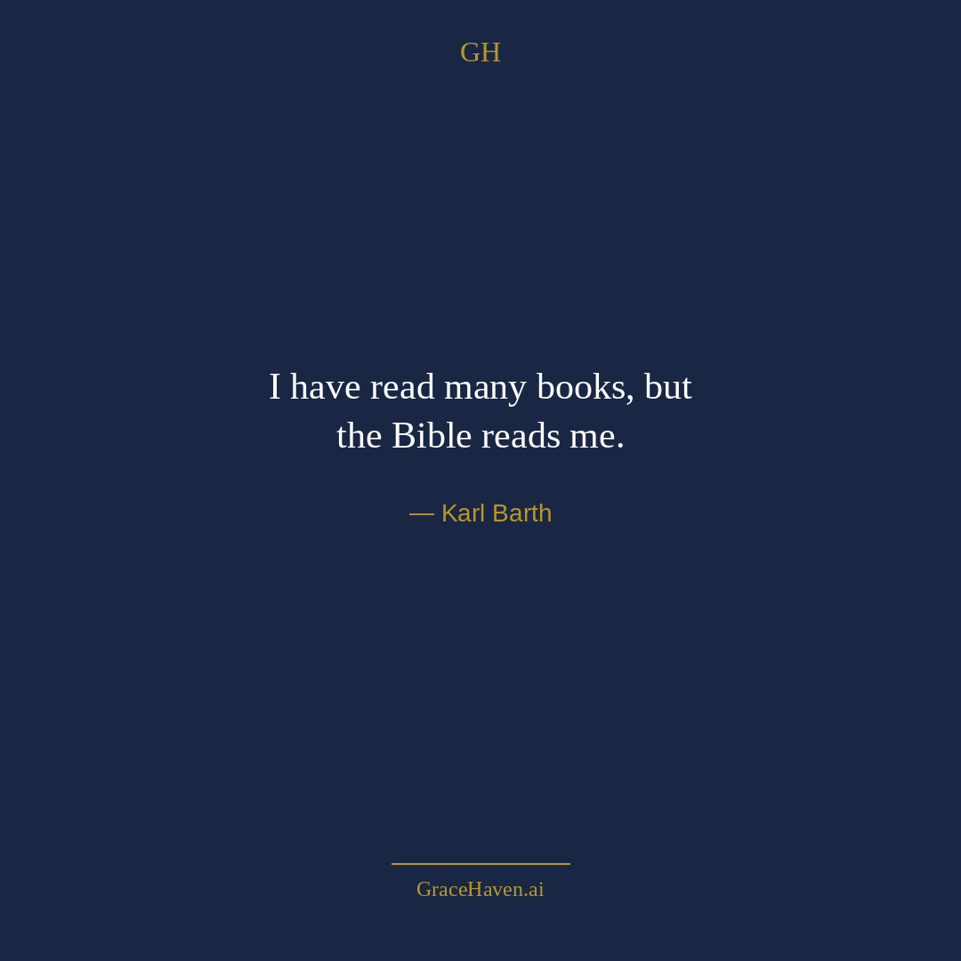 Quote — Karl Barth on the Bible