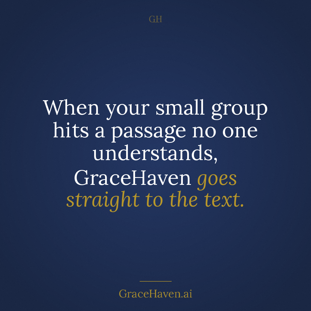 Feature — Small Group Bible Study