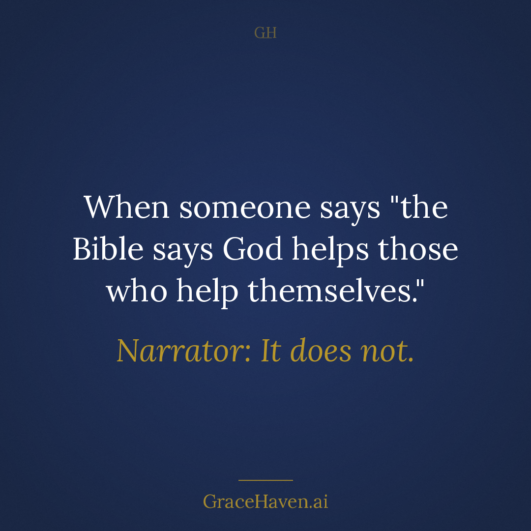Meme — God Helps Those Who Help Themselves