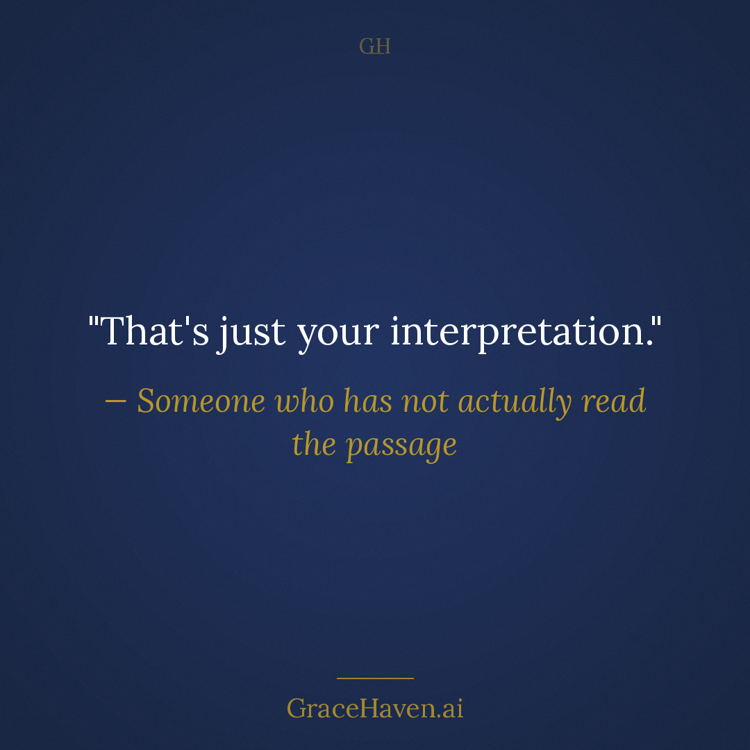 Meme — Just Your Interpretation