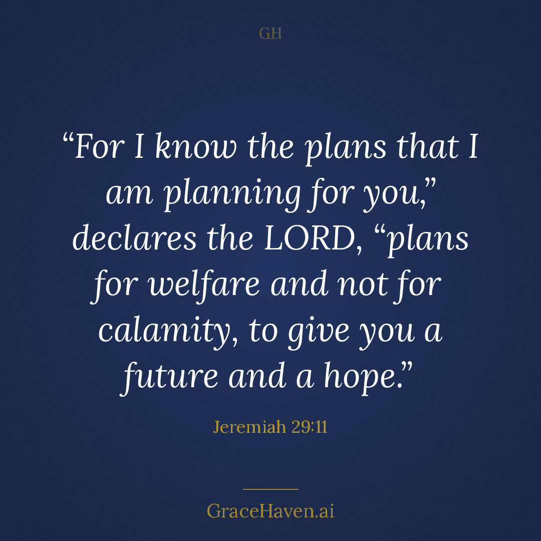 Scripture Card — Jeremiah 29:11
