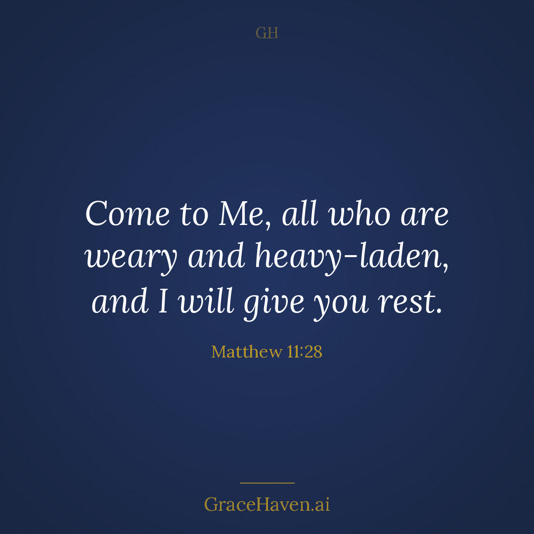 Scripture Card — Matthew 11:28