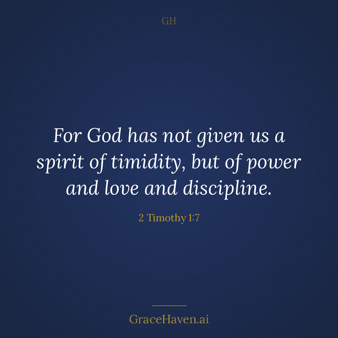 Scripture Card — 2 Timothy 1:7