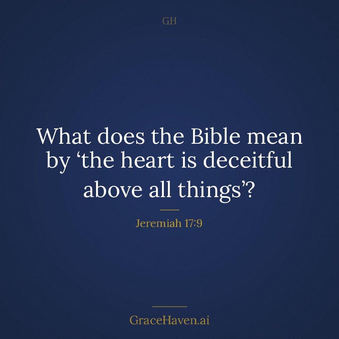 Study Prompt — The Heart Is Deceitful