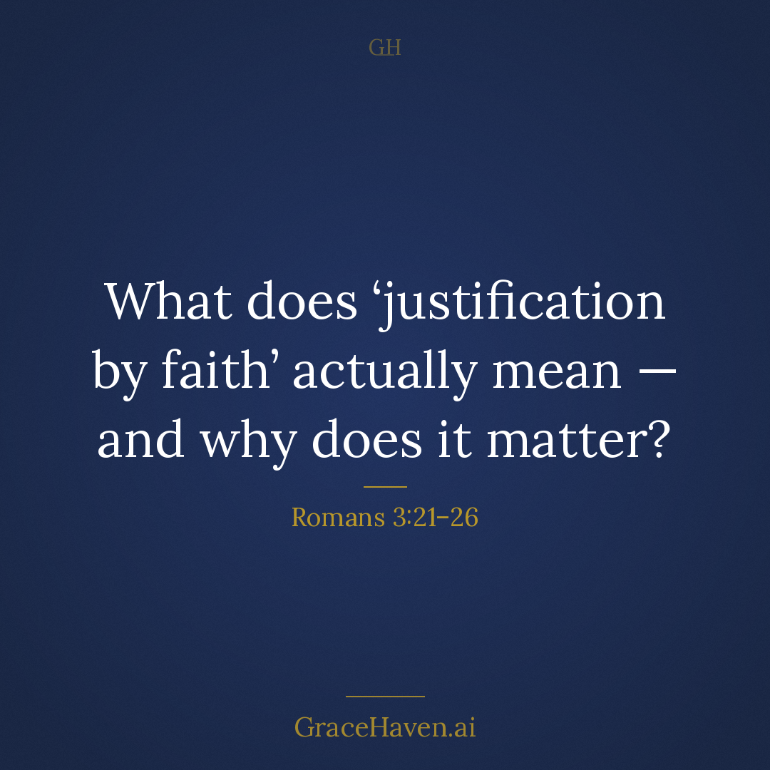 Study Prompt — Justification by Faith