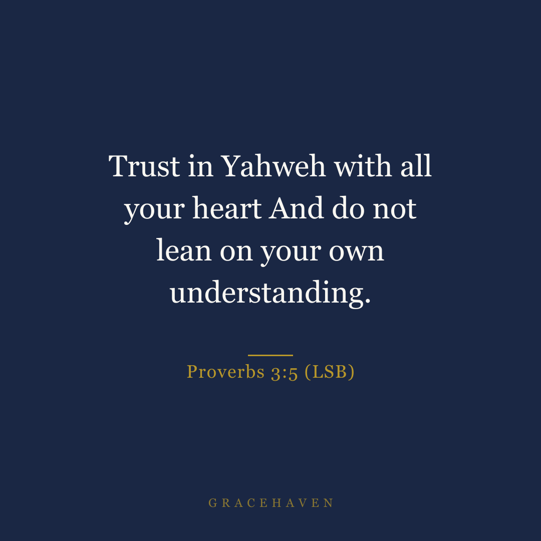 Scripture Card — Proverbs 3:5