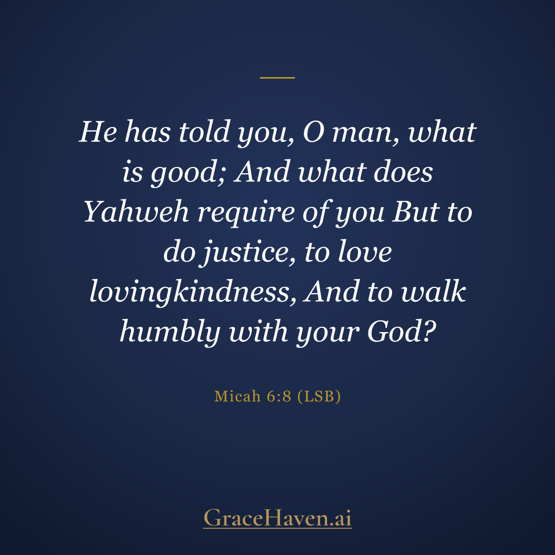 Scripture Card — Micah 6:8
