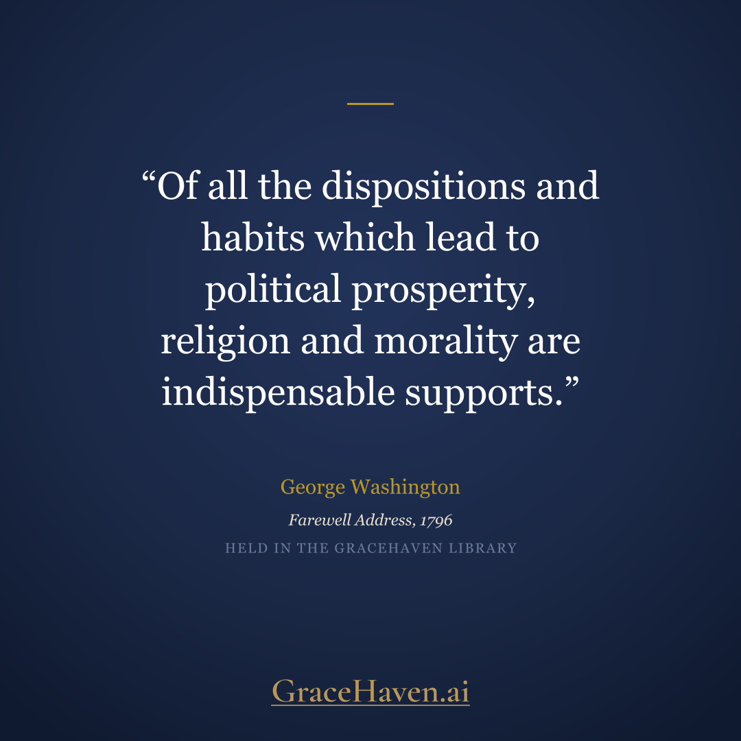 Quote — Washington on Religion and Morality