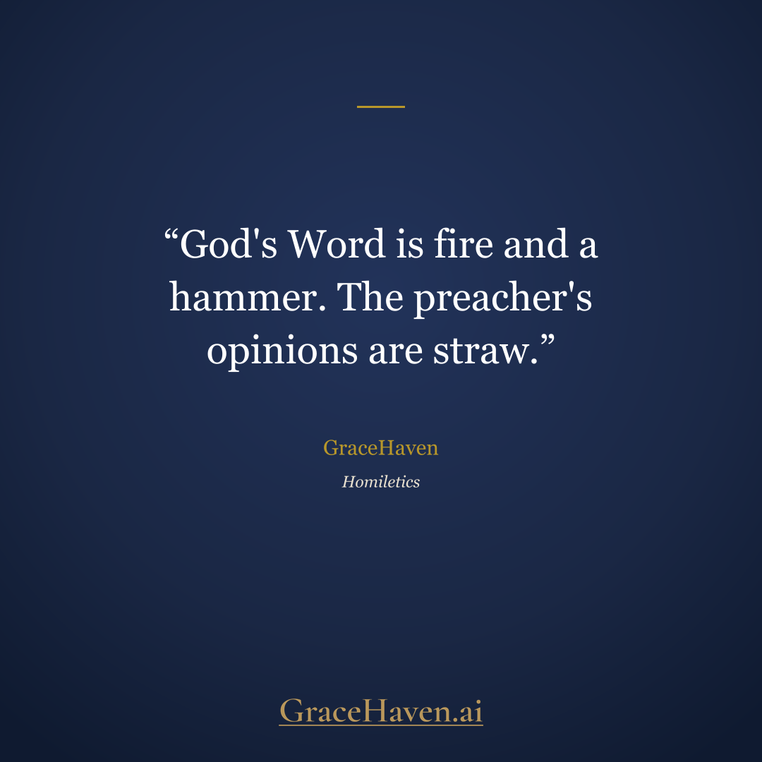 GraceHaven — Homiletics