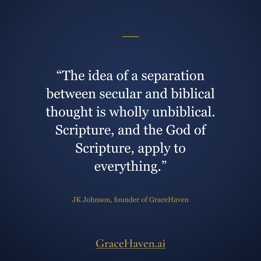 Founder Quote — No Secular/Sacred Divide