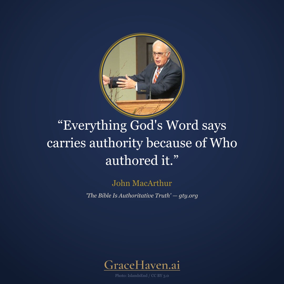 Quote — John MacArthur on Scripture's Authority