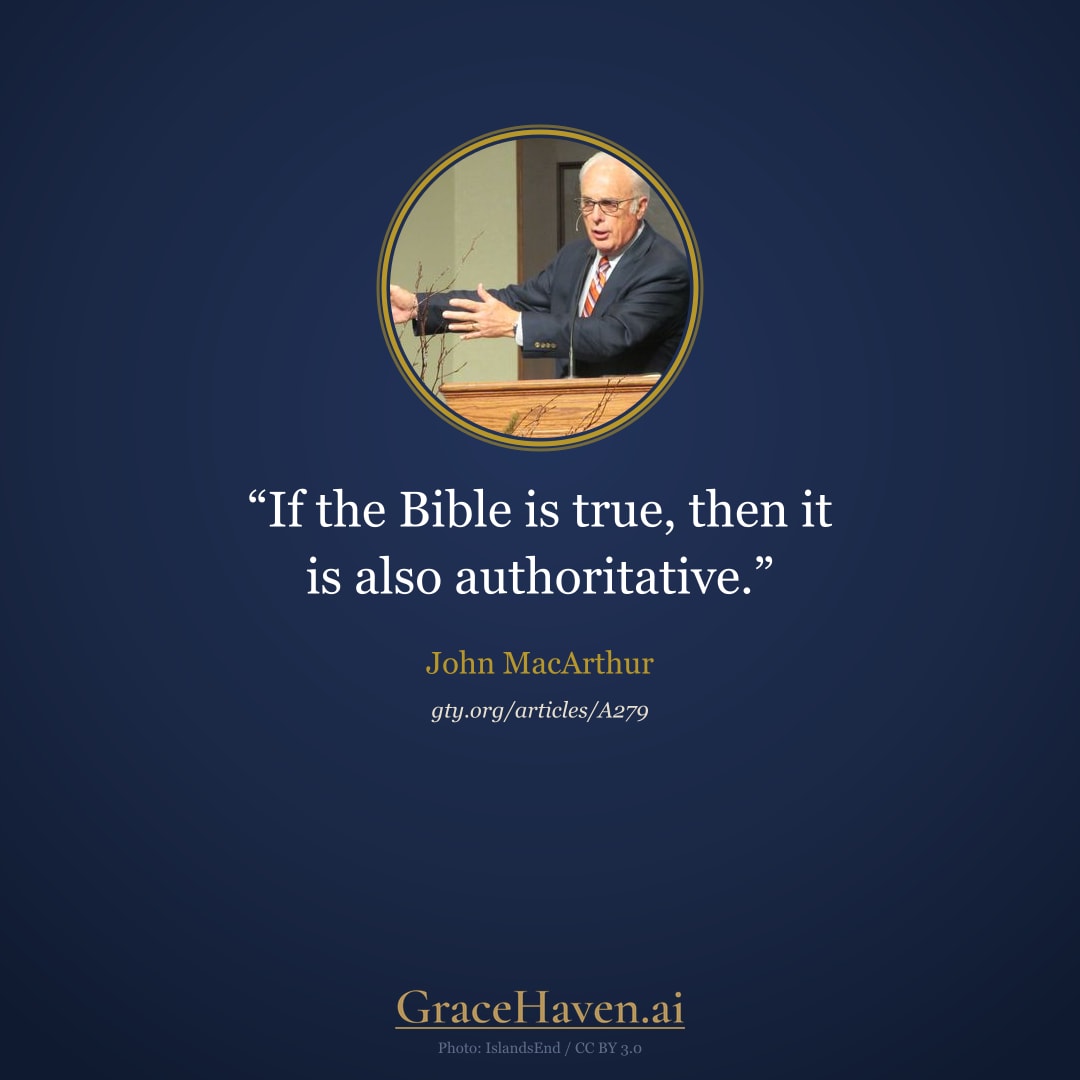 Quote — John MacArthur on Truth and Authority