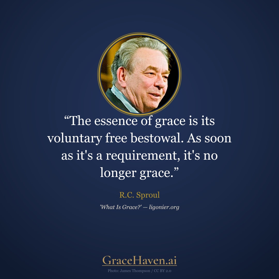 Quote — R.C. Sproul on Grace