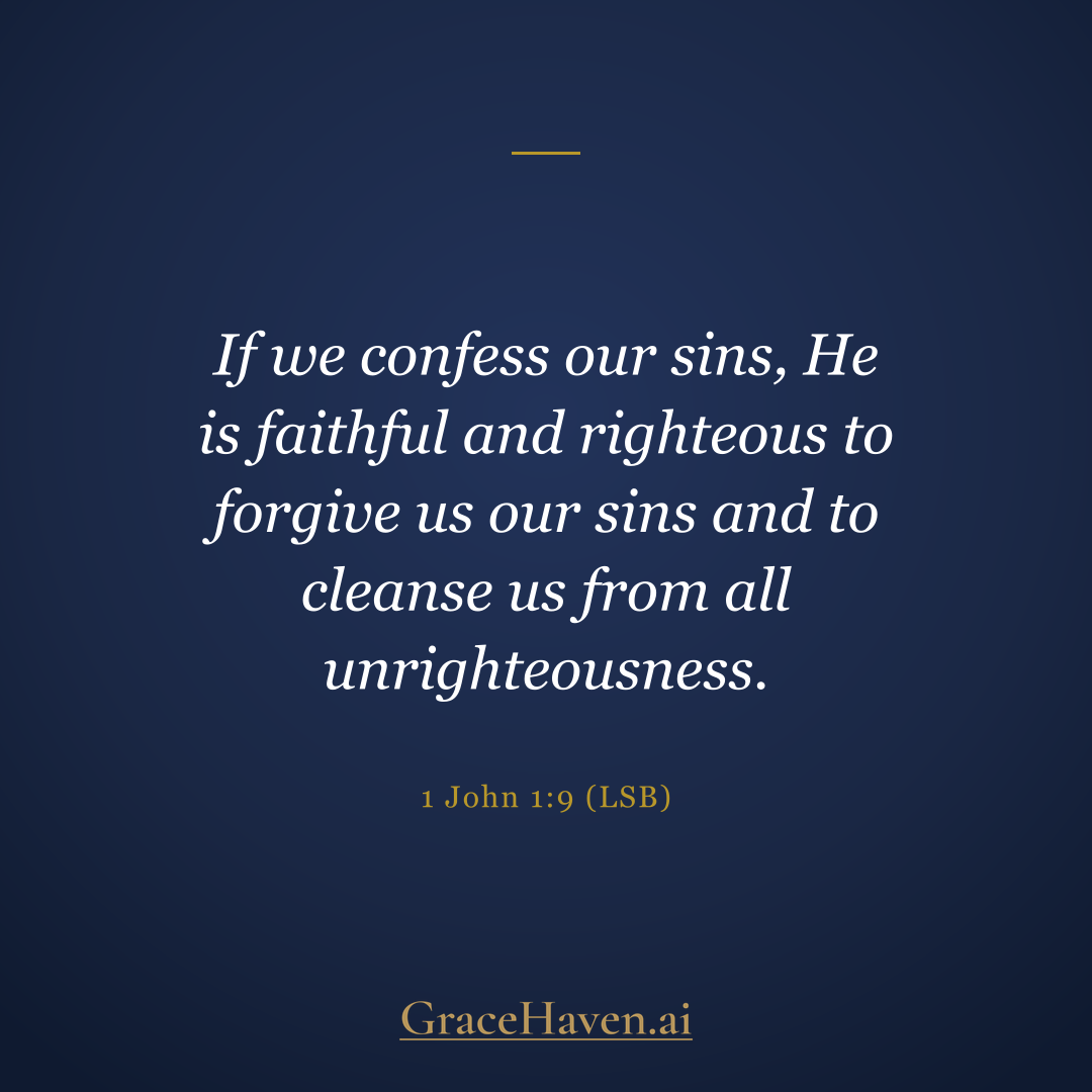 Scripture — 1 John 1:9