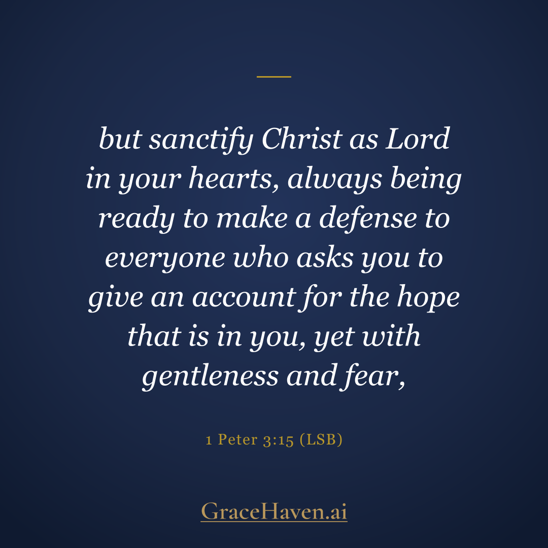 Scripture — 1 Peter 3:15