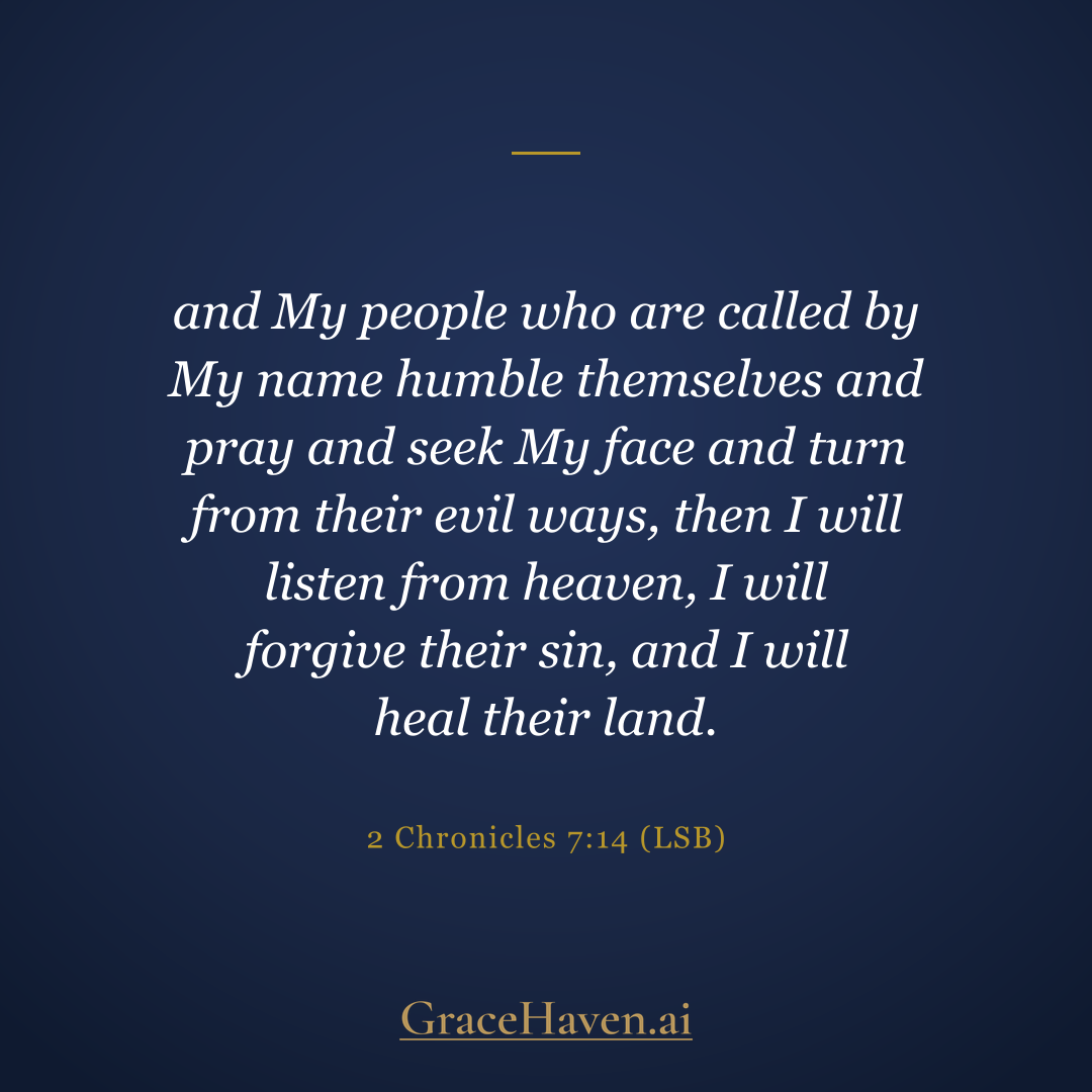 Scripture — 2 Chronicles 7:14