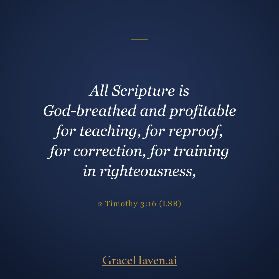 Scripture — 2 Timothy 3:16